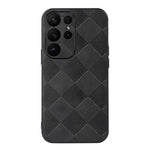 Custodia per telefono in PU scozzese intrecciata, For Samsung Galaxy A14 5G, For Samsung Galaxy S23+ 5G, For Samsung Galaxy S23 Ultra 5G