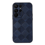 Custodia per telefono in PU scozzese intrecciata, For Samsung Galaxy A14 5G, For Samsung Galaxy S23+ 5G, For Samsung Galaxy S23 Ultra 5G