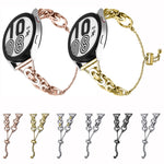 Cinturino per orologio stile B con catena a perline a cerchio singolo da 20 mm
