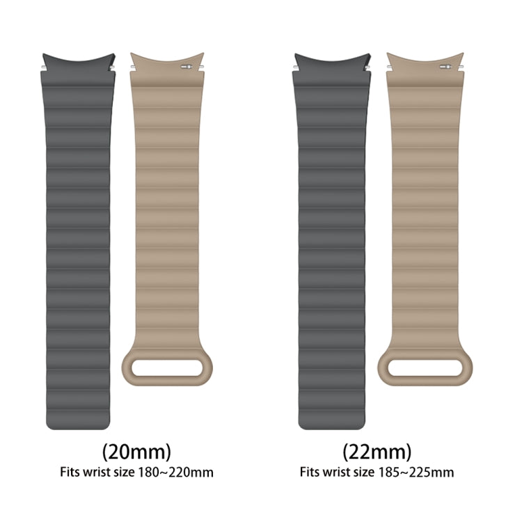 Per cinturino magnetico in silicone Samsung Galaxy Watch5, 20mm, 22mm