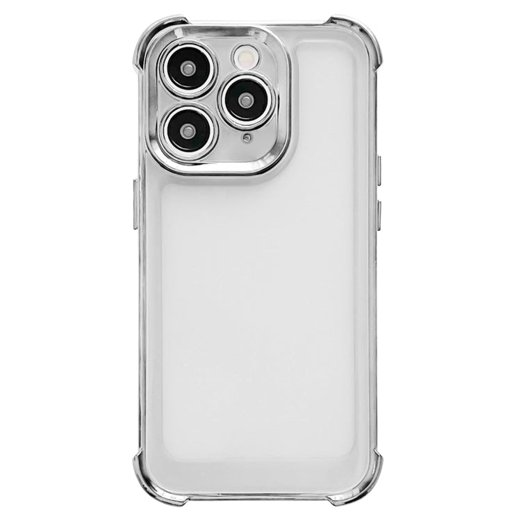 Custodia per telefono spaziale antiurto a quattro angoli galvanica, For iPhone 15 Pro Max, For iPhone 15 Pro, For iPhone 15 Plus, For iPhone 15