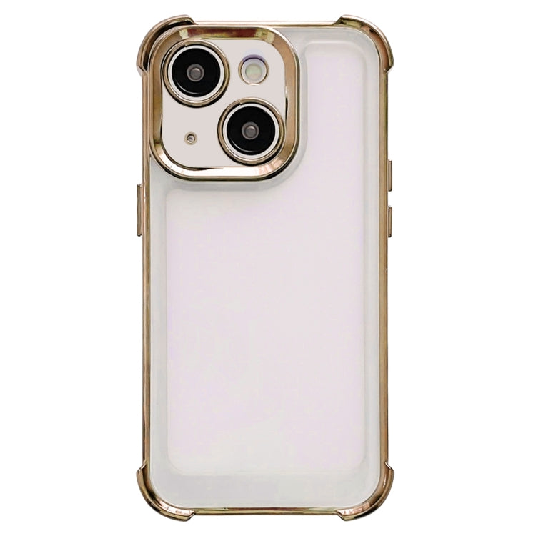 Custodia per telefono spaziale antiurto a quattro angoli galvanica, For iPhone 15 Pro Max, For iPhone 15 Pro, For iPhone 15 Plus, For iPhone 15