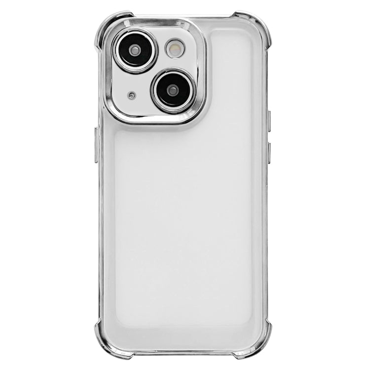 Custodia per telefono spaziale antiurto a quattro angoli galvanica, For iPhone 15 Pro Max, For iPhone 15 Pro, For iPhone 15 Plus, For iPhone 15