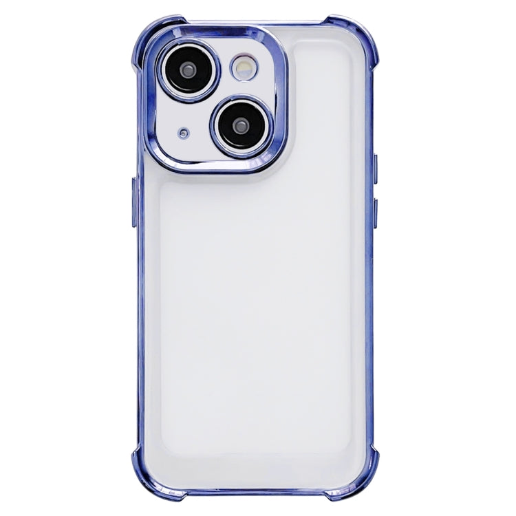 Custodia per telefono spaziale antiurto a quattro angoli galvanica, For iPhone 14 Plus, For iPhone 14, For iPhone 14 Pro, For iPhone 14 Pro Max