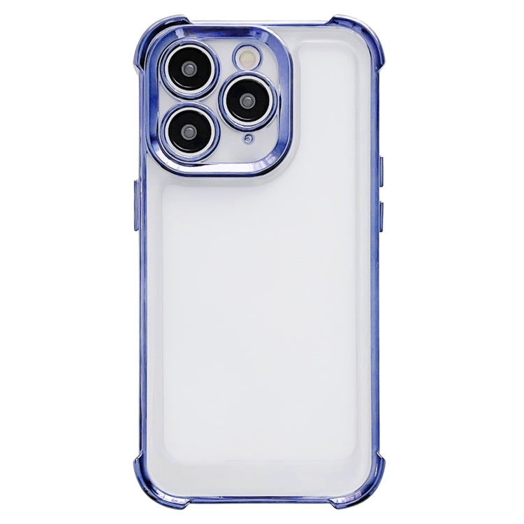 Custodia per telefono spaziale antiurto a quattro angoli galvanica, For iPhone 14 Plus, For iPhone 14, For iPhone 14 Pro, For iPhone 14 Pro Max