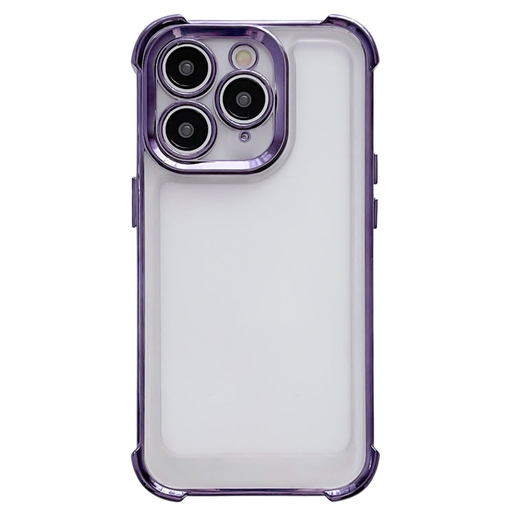Custodia per telefono spaziale antiurto a quattro angoli galvanica, For iPhone 12 Pro Max, For iPhone 12 Pro, For iPhone 11 Pro Max, For iPhone 11