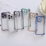 Custodia per telefono spaziale antiurto a quattro angoli galvanica, For iPhone 13 Pro Max, For iPhone 13 Pro, For iPhone 13, For iPhone 12