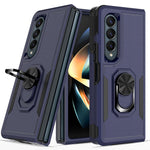 Custodia per telefono 2 in 1 PC + TPU antiurto con staffa ad anello, For Samsung Galaxy Z Fold4