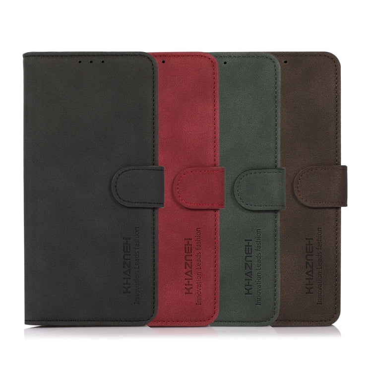KHAZNEH Custodia per telefono in pelle con trama opaca, For Xiaomi Redmi Note 12 China, For Xiaomi Redmi Note 12 Pro 5G China