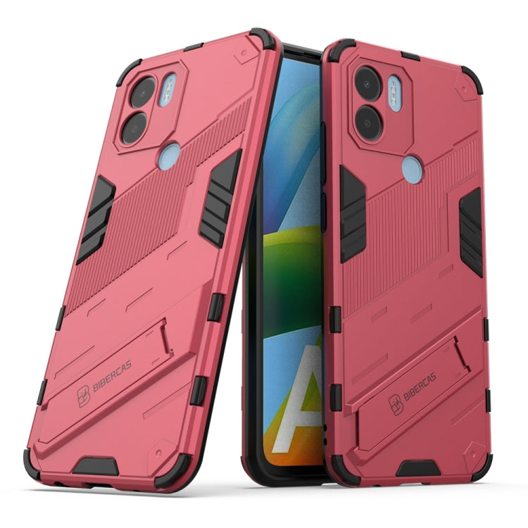 Punk Armor 2 in 1 PC + custodia per telefono in TPU con supporto invisibile, For Xiaomi Redmi A1+, For Xiaomi 12T/12T Pro/Redmi K50 Ultra