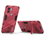 Punk Armor 2 in 1 PC + custodia per telefono in TPU con supporto invisibile, For Xiaomi Redmi A1+, For Xiaomi 12T/12T Pro/Redmi K50 Ultra