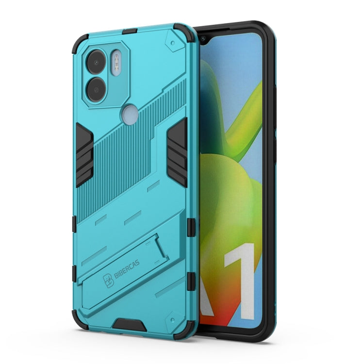 Punk Armor 2 in 1 PC + custodia per telefono in TPU con supporto invisibile, For Xiaomi Redmi A1+, For Xiaomi 12T/12T Pro/Redmi K50 Ultra