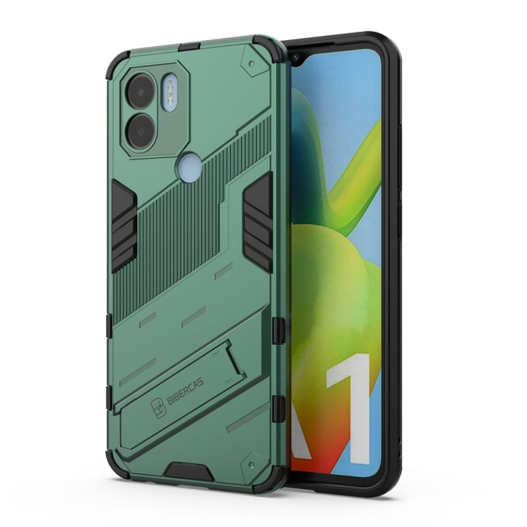 Punk Armor 2 in 1 PC + custodia per telefono in TPU con supporto invisibile, For Xiaomi Redmi A1+, For Xiaomi 12T/12T Pro/Redmi K50 Ultra