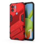 Punk Armor 2 in 1 PC + custodia per telefono in TPU con supporto invisibile, For Xiaomi Redmi A1+, For Xiaomi 12T/12T Pro/Redmi K50 Ultra