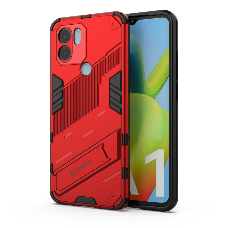 Punk Armor 2 in 1 PC + custodia per telefono in TPU con supporto invisibile, For Xiaomi Redmi A1+, For Xiaomi 12T/12T Pro/Redmi K50 Ultra