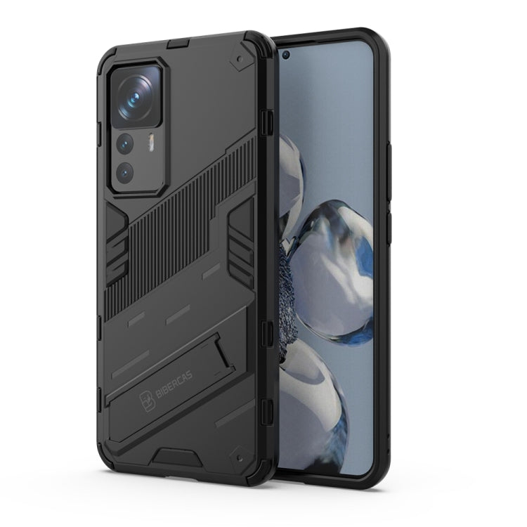Punk Armor 2 in 1 PC + custodia per telefono in TPU con supporto invisibile, For Xiaomi Redmi A1+, For Xiaomi 12T/12T Pro/Redmi K50 Ultra