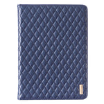 Elegante custodia per tablet in pelle a vibrazione orizzontale con trama rombica, For iPad Pro 11 2022 / 2021 / 2020, For iPad mini 6 / mini 2024, For iPad mini 5 / 4 / 3 / 2 / 1, For iPad Pro 10.5 2019 / 10.2