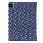 Elegante custodia per tablet in pelle a vibrazione orizzontale con trama rombica, For iPad Pro 11 2022 / 2021 / 2020, For iPad mini 6 / mini 2024, For iPad mini 5 / 4 / 3 / 2 / 1, For iPad Pro 10.5 2019 / 10.2