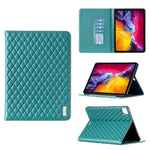 Elegante custodia per tablet in pelle a vibrazione orizzontale con trama rombica, For iPad Pro 11 2022 / 2021 / 2020, For iPad mini 6 / mini 2024, For iPad mini 5 / 4 / 3 / 2 / 1, For iPad Pro 10.5 2019 / 10.2