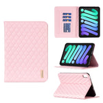 Elegante custodia per tablet in pelle a vibrazione orizzontale con trama rombica, For iPad Pro 11 2022 / 2021 / 2020, For iPad mini 6 / mini 2024, For iPad mini 5 / 4 / 3 / 2 / 1, For iPad Pro 10.5 2019 / 10.2