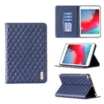 Elegante custodia per tablet in pelle a vibrazione orizzontale con trama rombica, For iPad Pro 11 2022 / 2021 / 2020, For iPad mini 6 / mini 2024, For iPad mini 5 / 4 / 3 / 2 / 1, For iPad Pro 10.5 2019 / 10.2