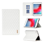 Elegante custodia per tablet in pelle a vibrazione orizzontale con trama rombica, For iPad Pro 11 2022 / 2021 / 2020, For iPad mini 6 / mini 2024, For iPad mini 5 / 4 / 3 / 2 / 1, For iPad Pro 10.5 2019 / 10.2