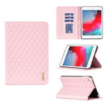 Elegante custodia per tablet in pelle a vibrazione orizzontale con trama rombica, For iPad Pro 11 2022 / 2021 / 2020, For iPad mini 6 / mini 2024, For iPad mini 5 / 4 / 3 / 2 / 1, For iPad Pro 10.5 2019 / 10.2