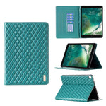 Elegante custodia per tablet in pelle a vibrazione orizzontale con trama rombica, For iPad Pro 11 2022 / 2021 / 2020, For iPad mini 6 / mini 2024, For iPad mini 5 / 4 / 3 / 2 / 1, For iPad Pro 10.5 2019 / 10.2