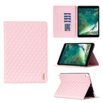 Elegante custodia per tablet in pelle a vibrazione orizzontale con trama rombica, For iPad Pro 11 2022 / 2021 / 2020, For iPad mini 6 / mini 2024, For iPad mini 5 / 4 / 3 / 2 / 1, For iPad Pro 10.5 2019 / 10.2