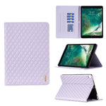 Elegante custodia per tablet in pelle a vibrazione orizzontale con trama rombica, For iPad Pro 11 2022 / 2021 / 2020, For iPad mini 6 / mini 2024, For iPad mini 5 / 4 / 3 / 2 / 1, For iPad Pro 10.5 2019 / 10.2
