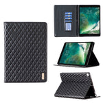 Elegante custodia per tablet in pelle a vibrazione orizzontale con trama rombica, For iPad Pro 11 2022 / 2021 / 2020, For iPad mini 6 / mini 2024, For iPad mini 5 / 4 / 3 / 2 / 1, For iPad Pro 10.5 2019 / 10.2