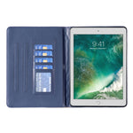Elegante custodia per tablet in pelle a vibrazione orizzontale con trama rombica, For iPad 8 / 7 / 6 / 5 9.7 inch