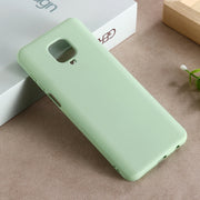 Cover protettiva anticaduta per telefono cellulare a copertura totale in silicone liquido tinta unita, For Xiaomi Redmi Note 9 Pro Max, For Xiaomi Redmi K30 Pro