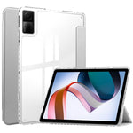 Custodia Smart Tablet in pelle con cover posteriore trasparente a 3 pieghe, For Xiaomi Redmi Pad 10.6