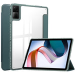 Custodia Smart Tablet in pelle con cover posteriore trasparente a 3 pieghe, For Xiaomi Redmi Pad 10.6