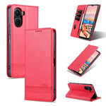 Custodia per telefono in pelle con texture di vitello magnetica AZNS, For vivo Y02s 4G/Y16 4G, For Honor X40