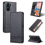 Custodia per telefono in pelle con texture di vitello magnetica AZNS, For vivo Y02s 4G/Y16 4G, For Honor X40
