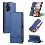 Custodia per telefono in pelle con texture di vitello magnetica AZNS, For vivo Y02s 4G/Y16 4G, For Honor X40