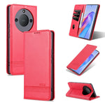 Custodia per telefono in pelle con texture di vitello magnetica AZNS, For vivo Y02s 4G/Y16 4G, For Honor X40