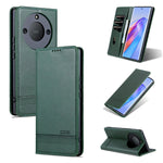 Custodia per telefono in pelle con texture di vitello magnetica AZNS, For vivo Y02s 4G/Y16 4G, For Honor X40