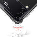 Custodia per telefono antiurto GKK MagSafe Airbag con supporto ad anello, For Samsung Galaxy Z Flip3 5G