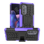 Gomma Texture TPU + Custodia per telefono PC con supporto, For vivo Y77, For Samsung Galaxy A04 / M13 5G, For Motorola Edge 2022