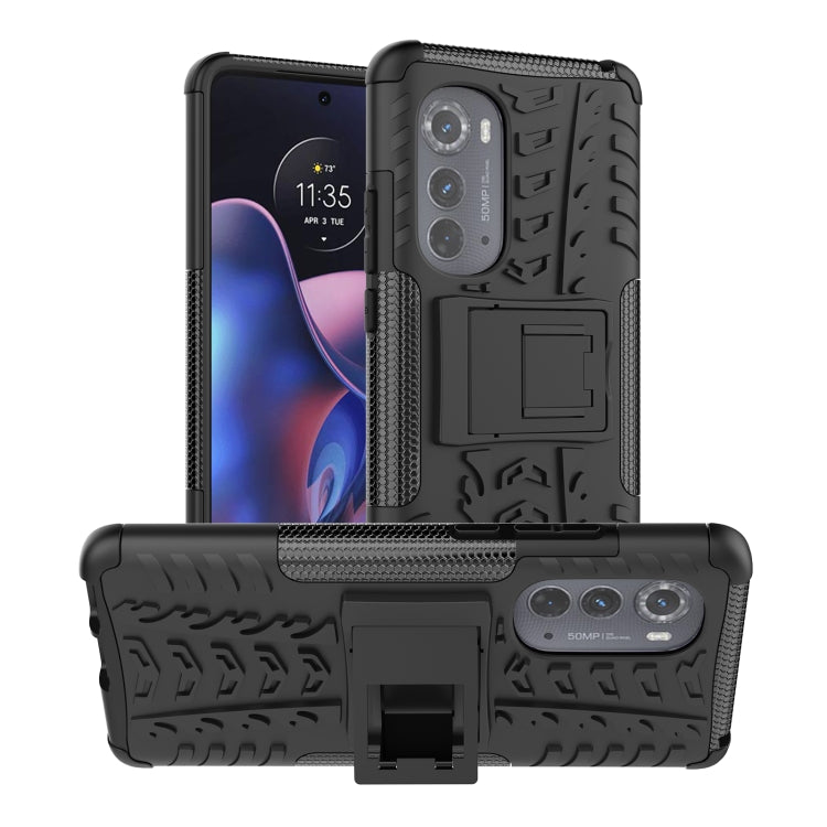 Gomma Texture TPU + Custodia per telefono PC con supporto, For vivo Y77, For Samsung Galaxy A04 / M13 5G, For Motorola Edge 2022