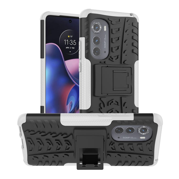 Gomma Texture TPU + Custodia per telefono PC con supporto, For vivo Y77, For Samsung Galaxy A04 / M13 5G, For Motorola Edge 2022