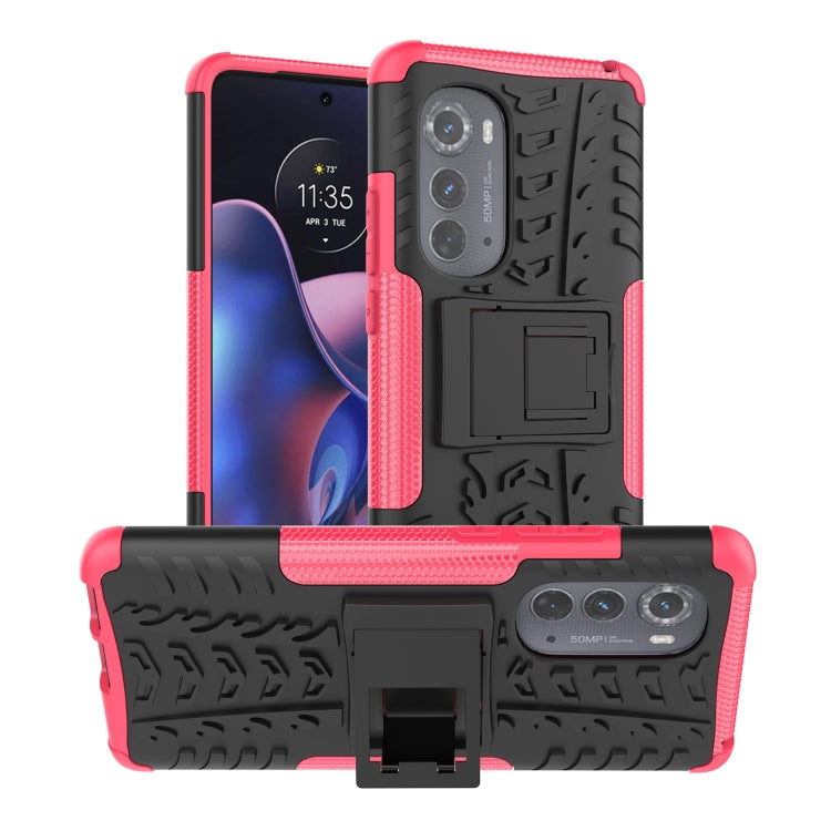 Gomma Texture TPU + Custodia per telefono PC con supporto, For vivo Y77, For Samsung Galaxy A04 / M13 5G, For Motorola Edge 2022