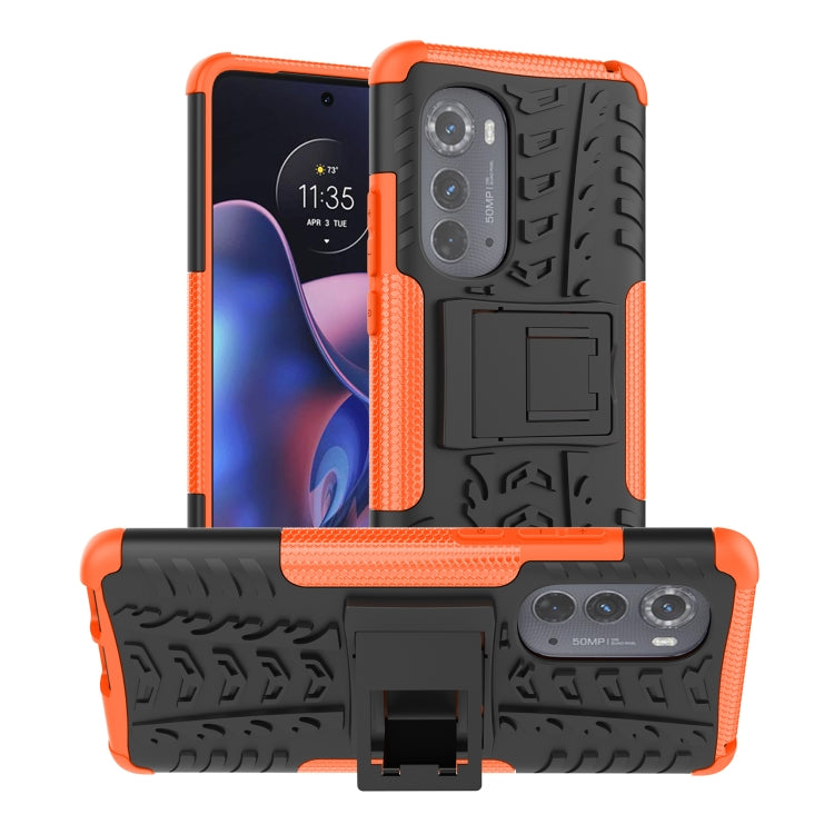 Gomma Texture TPU + Custodia per telefono PC con supporto, For vivo Y77, For Samsung Galaxy A04 / M13 5G, For Motorola Edge 2022