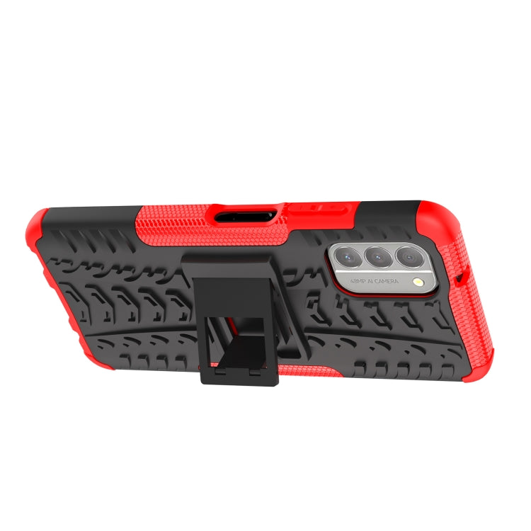 Gomma Texture TPU + Custodia per telefono PC con supporto, For Nokia G400 5G