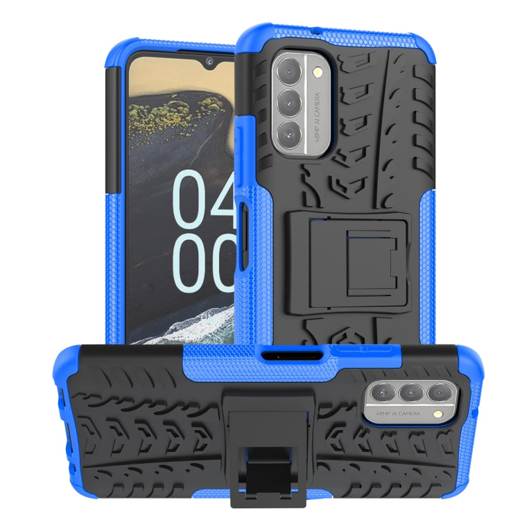 Gomma Texture TPU + Custodia per telefono PC con supporto, For Nokia G400 5G
