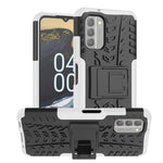 Gomma Texture TPU + Custodia per telefono PC con supporto, For Nokia G400 5G
