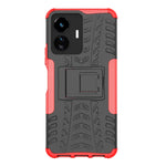 Gomma Texture TPU + Custodia per telefono PC con supporto, For vivo Y77, For Samsung Galaxy A04 / M13 5G, For Motorola Edge 2022